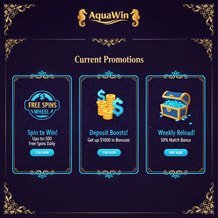 AquaWin Casino Bonus
